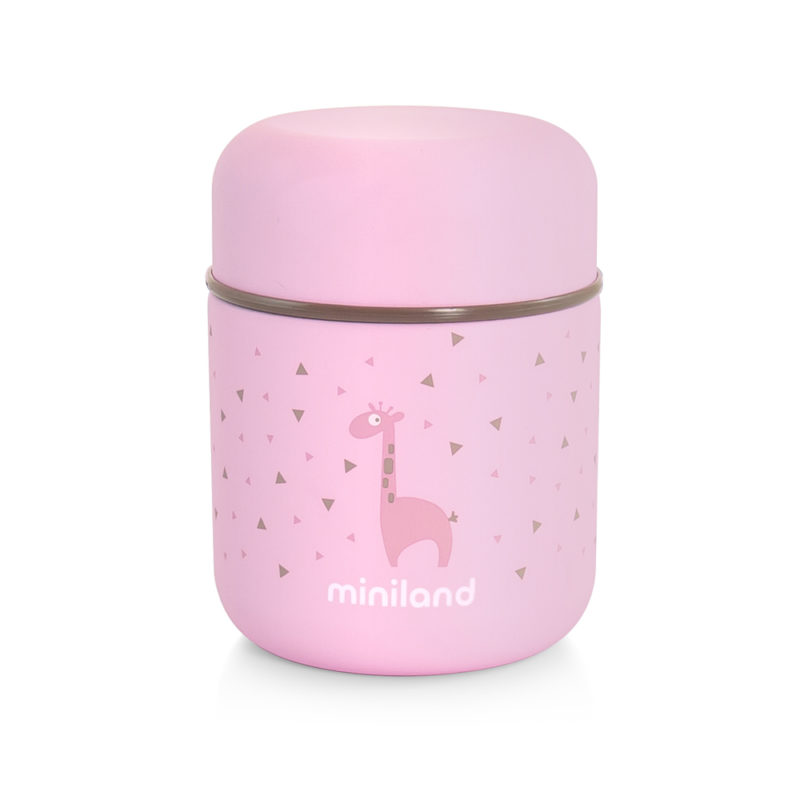 SILKY FOOD THERMOS MINI ROSE
