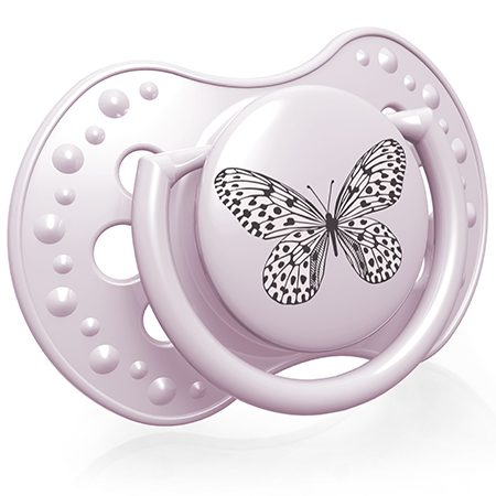 2 Chupetes LOVI Botanic Rosa - Imagen 3