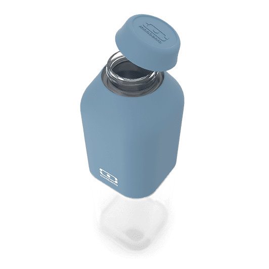 Botella Reutilizable Positive M Azul Cristal 500ml - Imagen 2