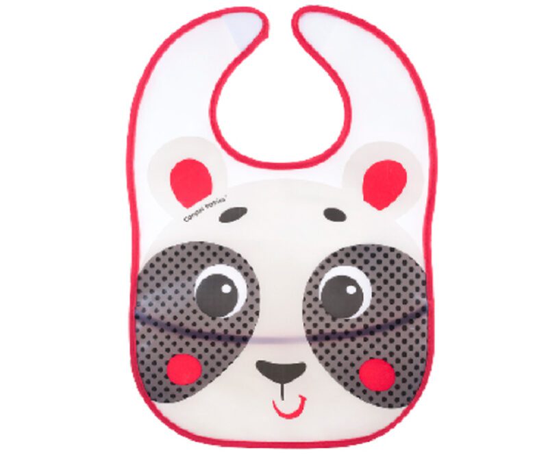 Babero Impermeable con bolsillo Hello Little Rojo