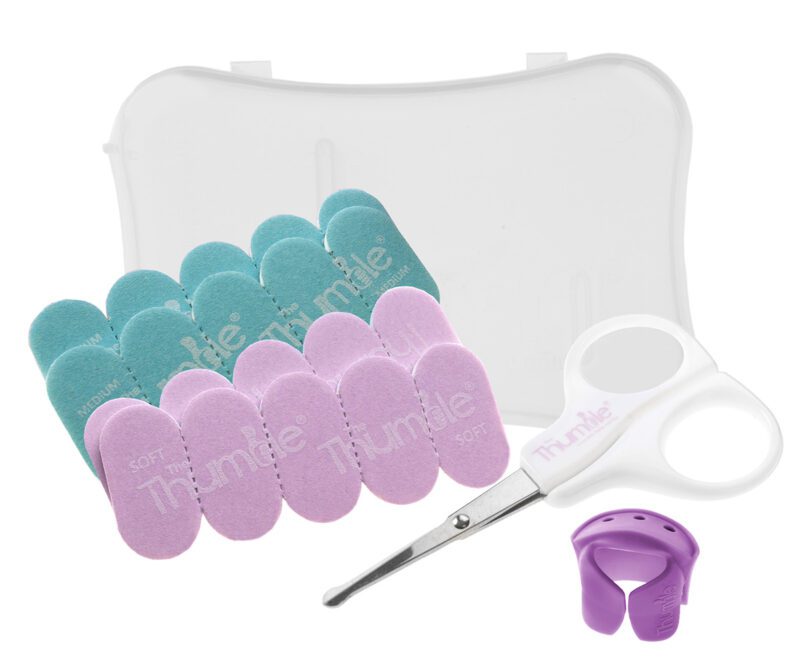 Kit Tijeras + Lima de Uñas + 20 Recambios para Bebé Baby Nails