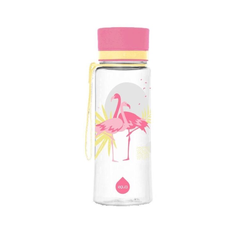 Botella Equa Tritán Flamingo 400ml