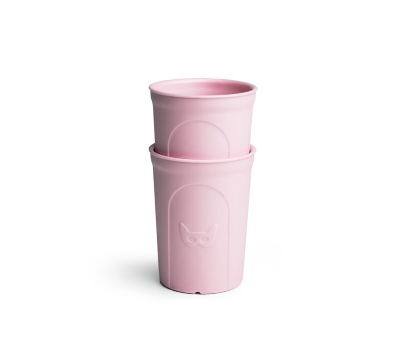 Vaso Herobility Eco Rosa 2 Unidades