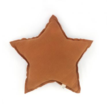 Cojín Formas Estrella Caramel Powder