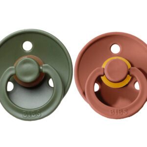 2 Chupetes BIBS Colours Woodchuck/Hunter Green
