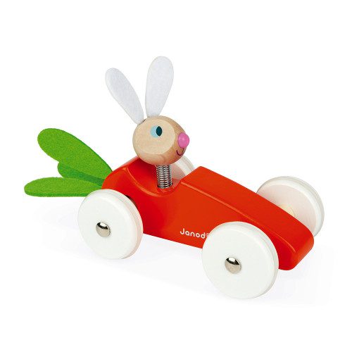 Coche de Zanahoria (Madera)