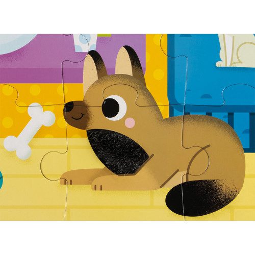 Puzle Táctil Los Animales Domésticos 20 Piezas - Imagen 4