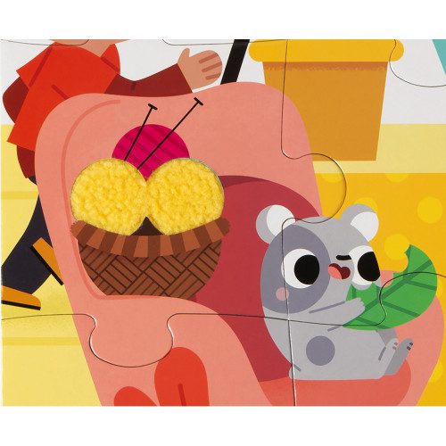 Puzle Táctil Los Animales Domésticos 20 Piezas - Imagen 5