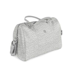 Bolsa Canastilla Flower Mellow Gris