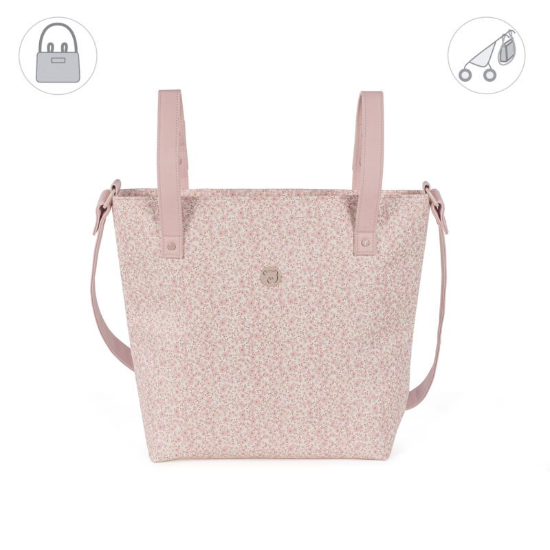Bolsa Panera Flower Mellow Rosa