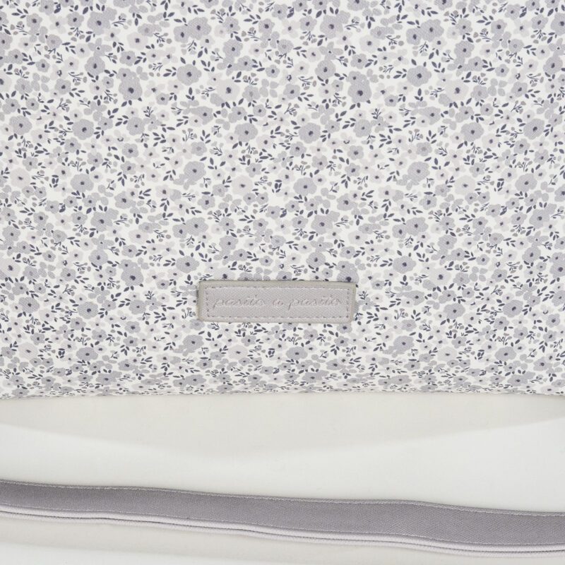 Bolsa Panera Flower Mellow Gris - Imagen 7