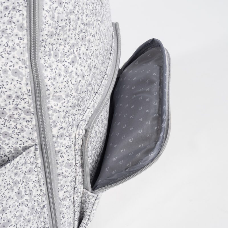 Mochila Flower Mellow Gris - Imagen 8