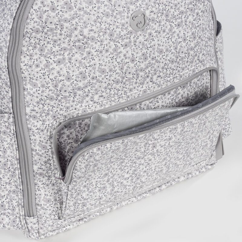 Mochila Flower Mellow Gris - Imagen 9
