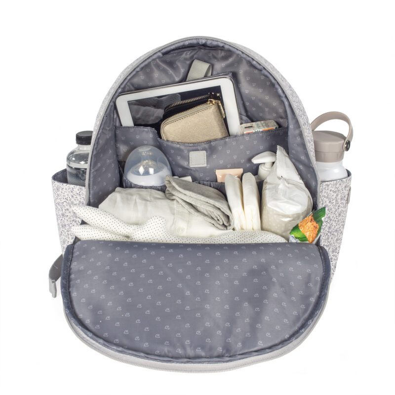 Mochila Flower Mellow Gris - Imagen 10
