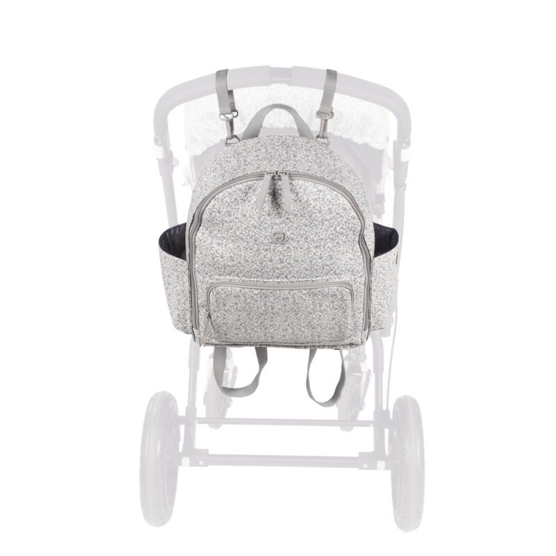 Mochila Flower Mellow Gris - Imagen 7