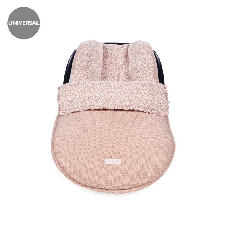 Saco Cuco Grupo 0 Flower Mellow Rosa Tricot