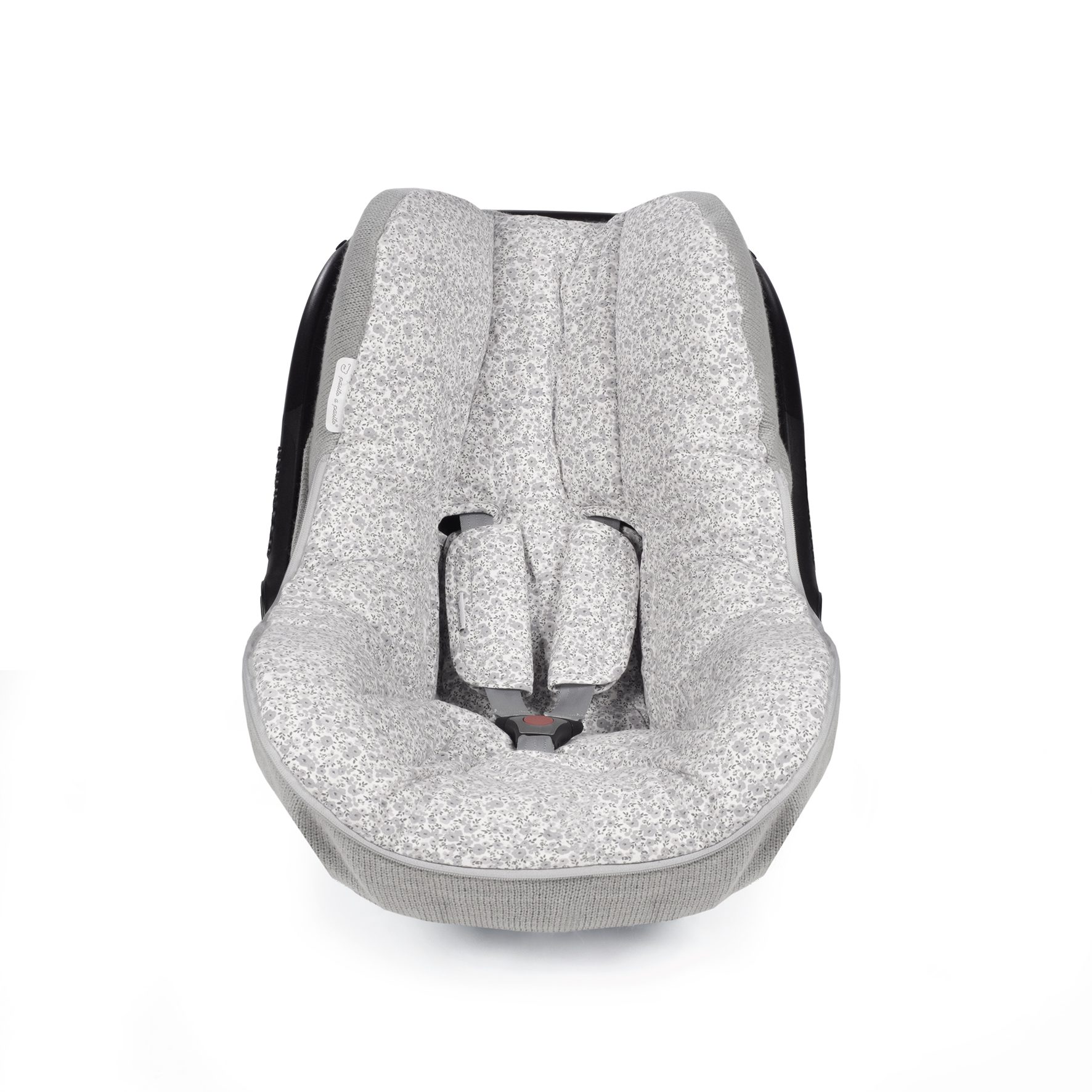 Saco Cuco Grupo 0 Flower Mellow Gris Tricot - Imagen 4