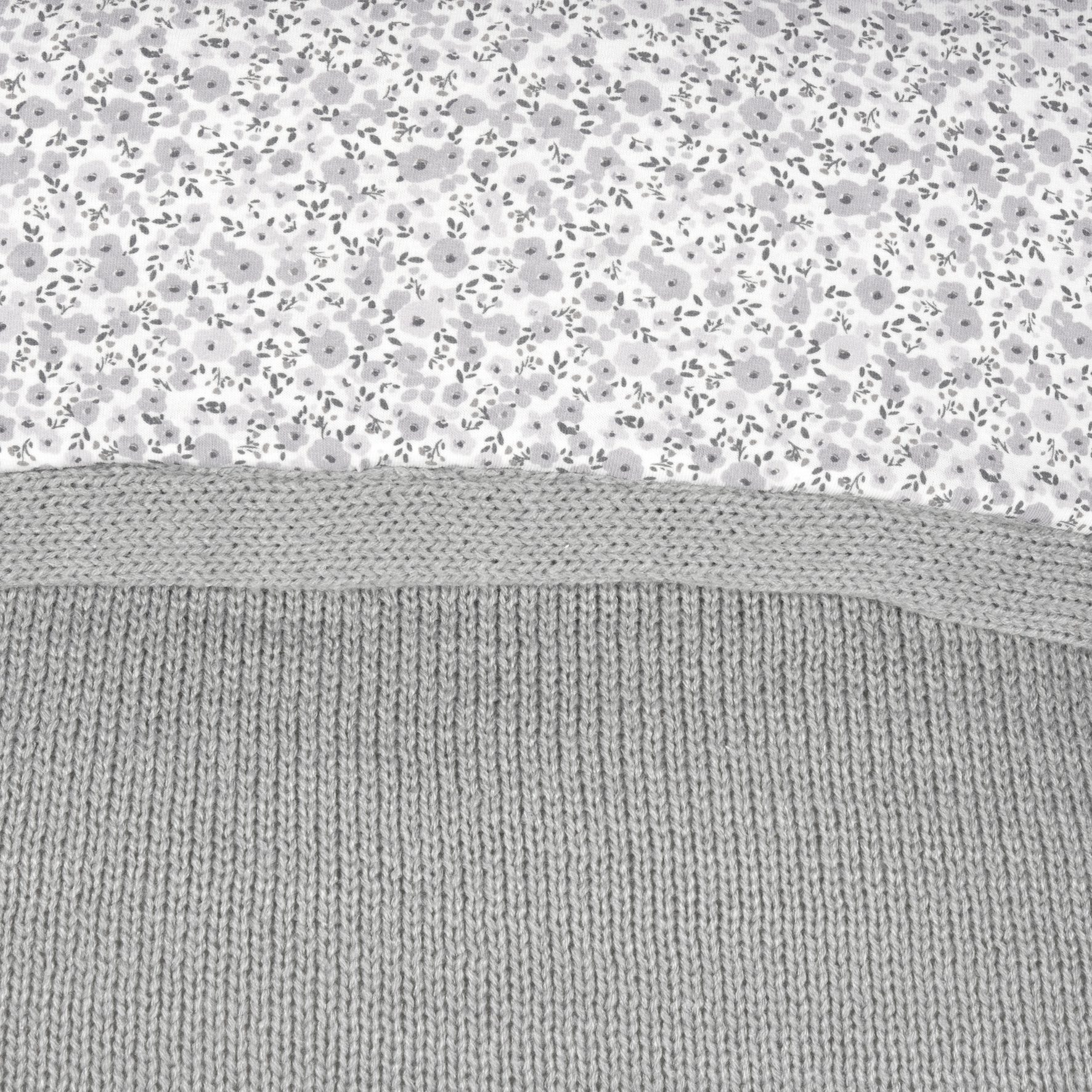 Saco Cuco Grupo 0 Flower Mellow Gris Tricot - Imagen 5