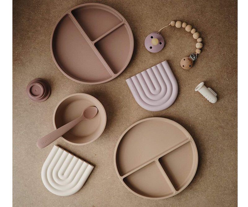 Mordedor Mushie Arcoíris Mauve - Imagen 3