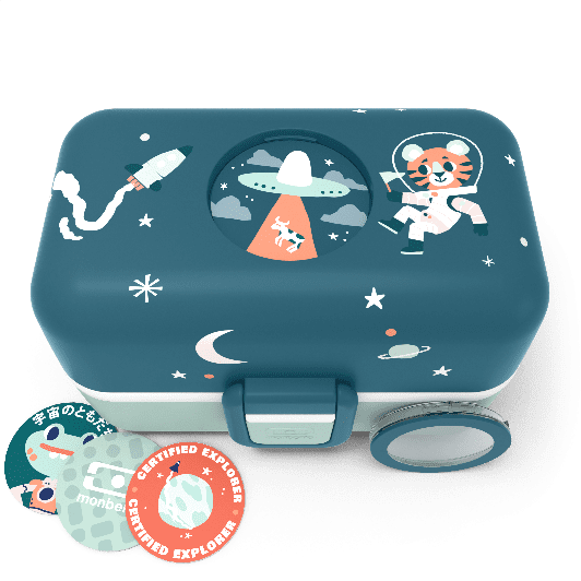 Caja Almuerzo infantil Tresor Azul Cosmic