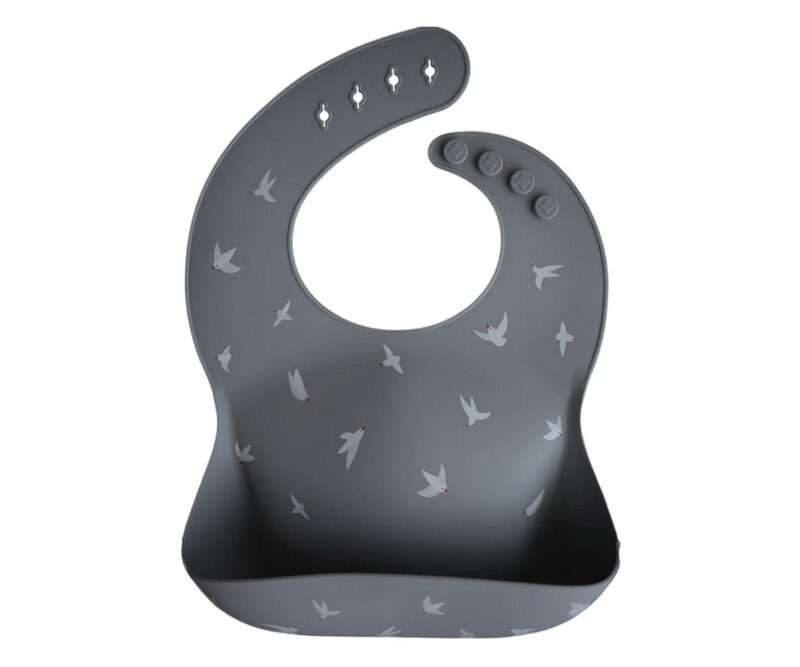 Babero Silicona Mushie Seagull