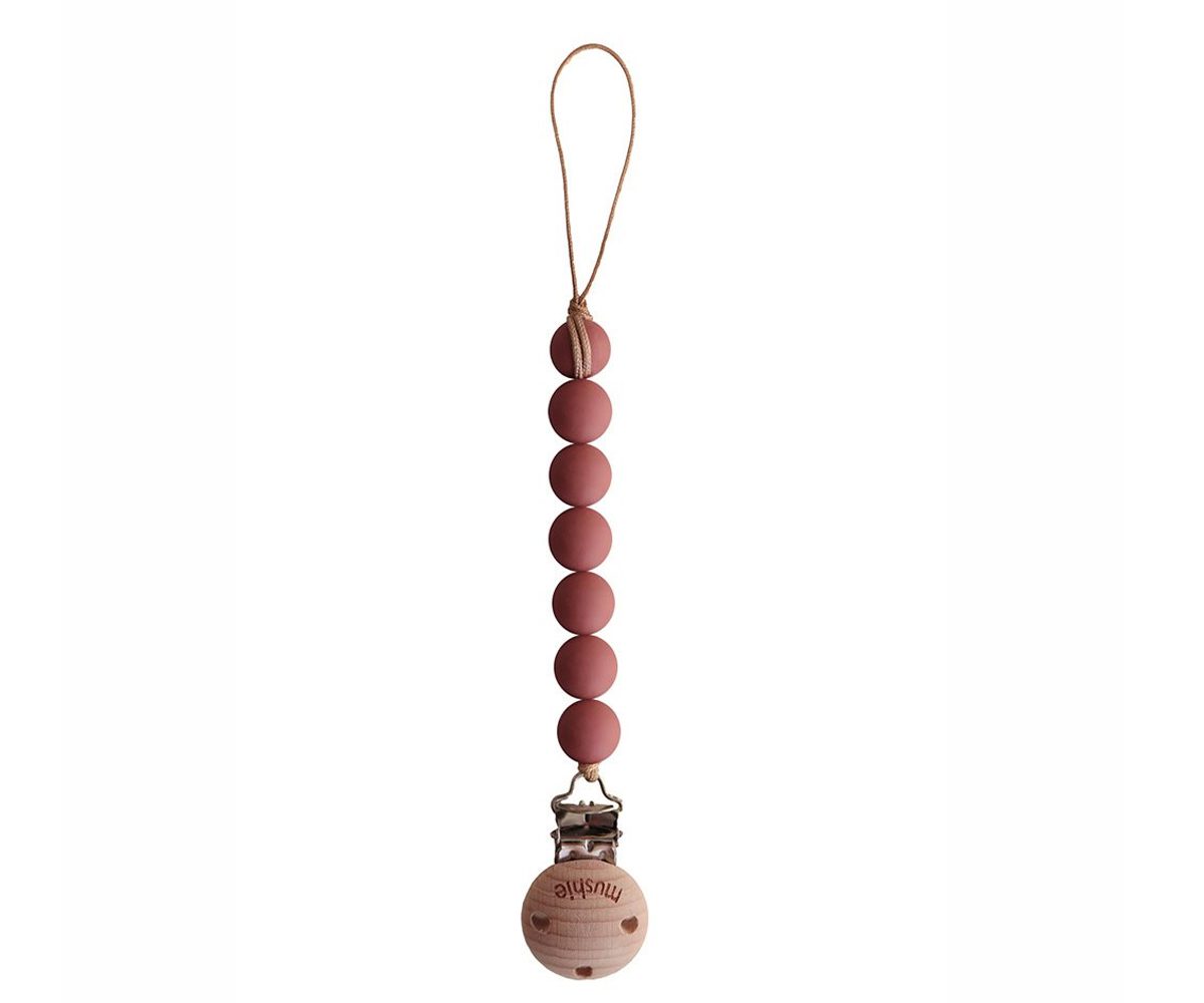 Sujetachupetes Mushie Halo Redwood