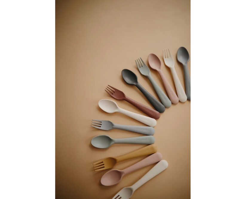 Cubiertos Mushie Blush - Imagen 3