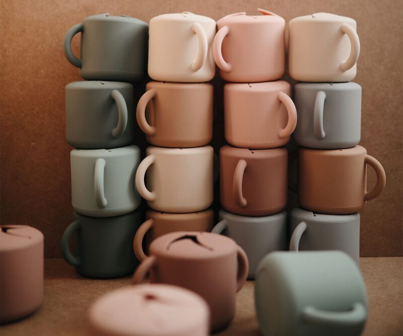 Dispensador Snacks Mushie Blush - Imagen 2