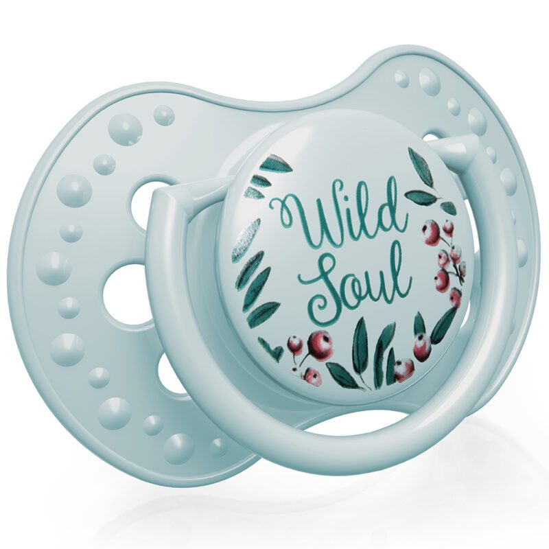 Chupetes dinámicos LOVI Wild Soul mint/gris (2 ud.) - Imagen 3
