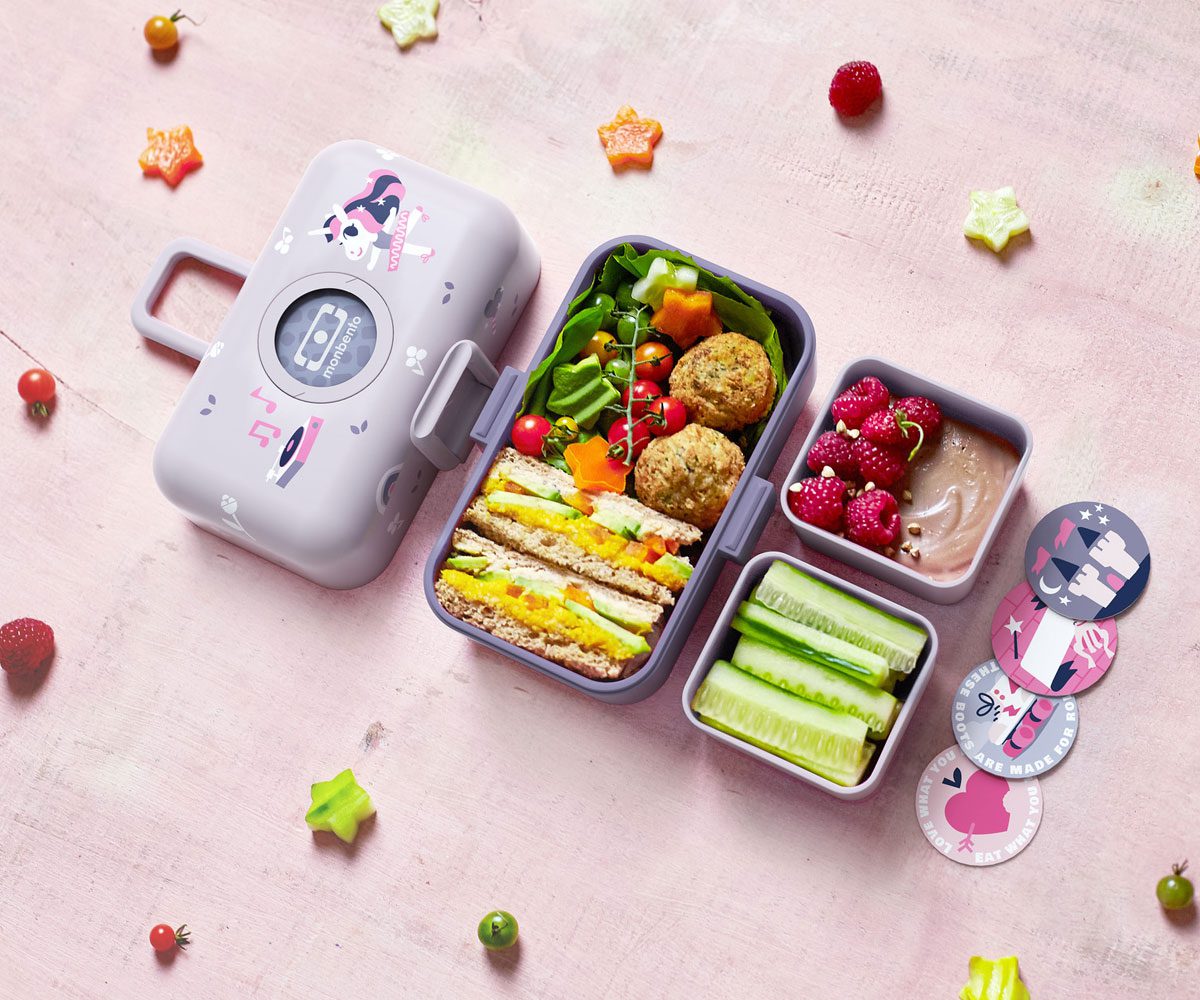 Caja Almuerzo infantil Tresor Violeta Unicornio - Imagen 4