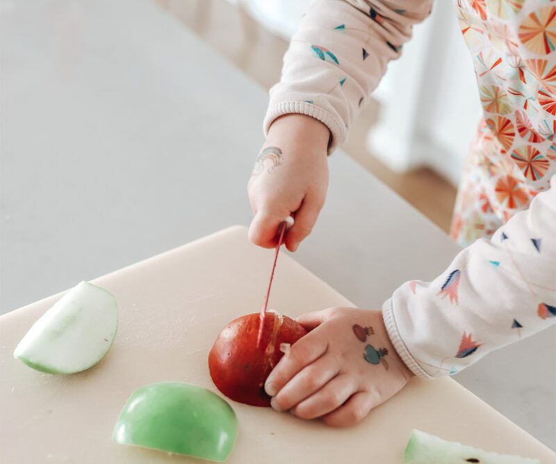 Cuchillo Autonomía Niños Naranja Kiddikutter - Imagen 2