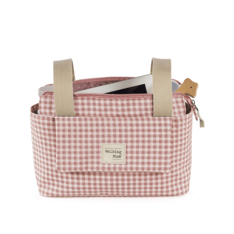 BOLSO ORGANIZADOR I LOVE VICHY ROSA - Imagen 2