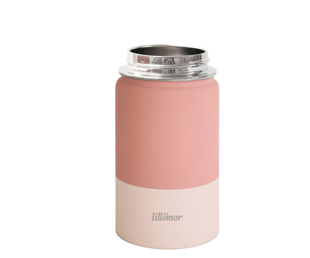 Botella Térmica de Acero Eef Rosa/Crema 375ml - Imagen 2