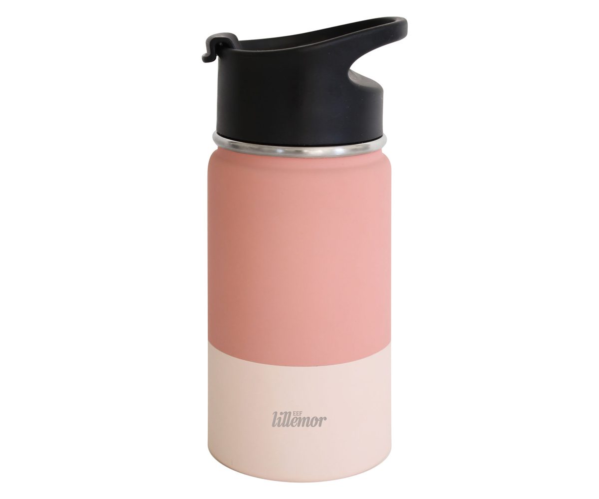 Botella Térmica de Acero Eef Rosa/Crema 375ml