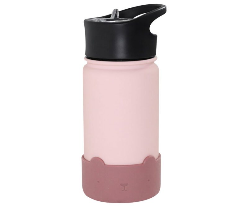 Botella Térmica de Acero Eef Bear Rosa 375ml