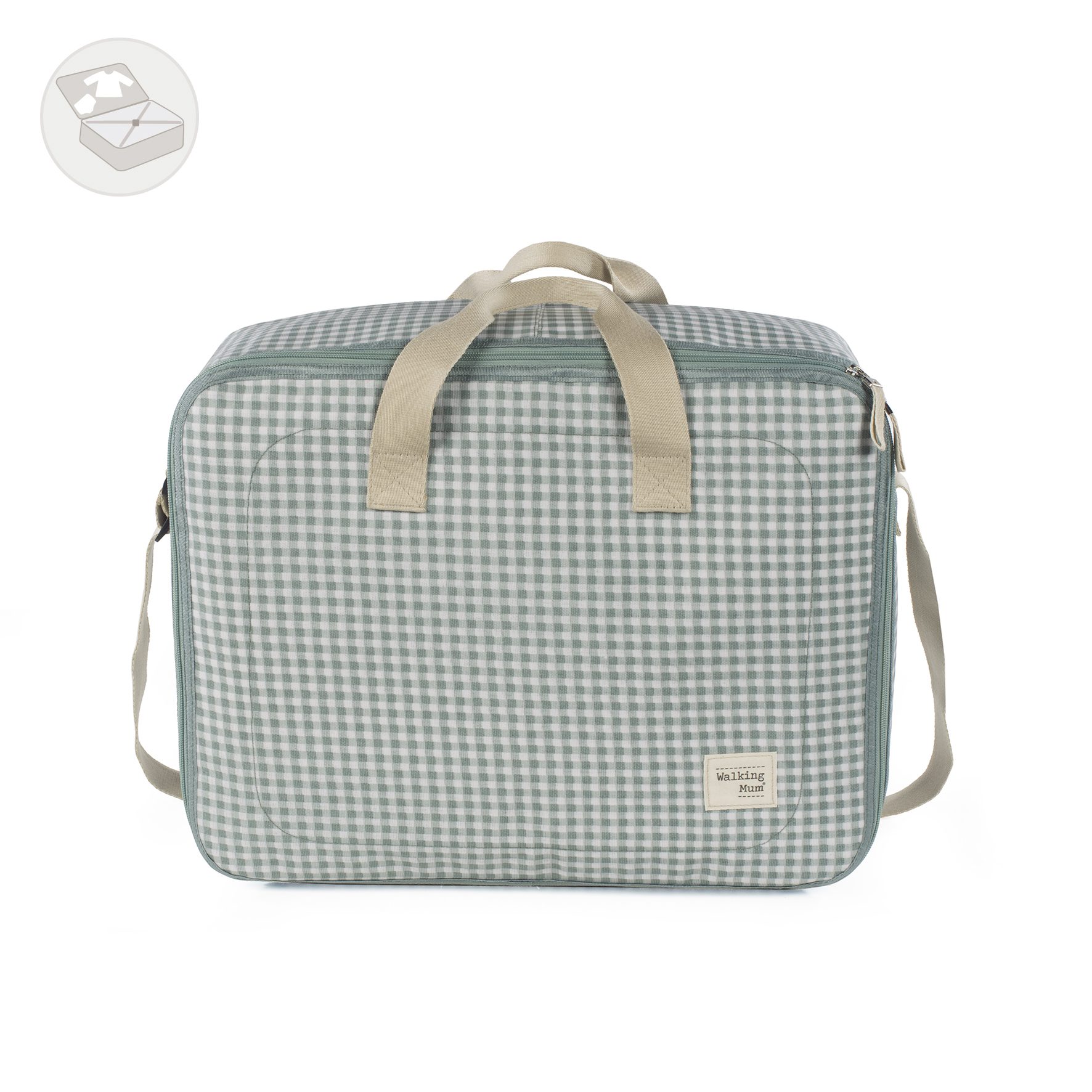Maleta I Love Vichy Verde