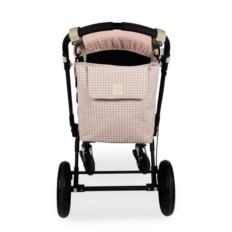 Bolsa Canastilla I LOVE VICHY ROSA - Imagen 7