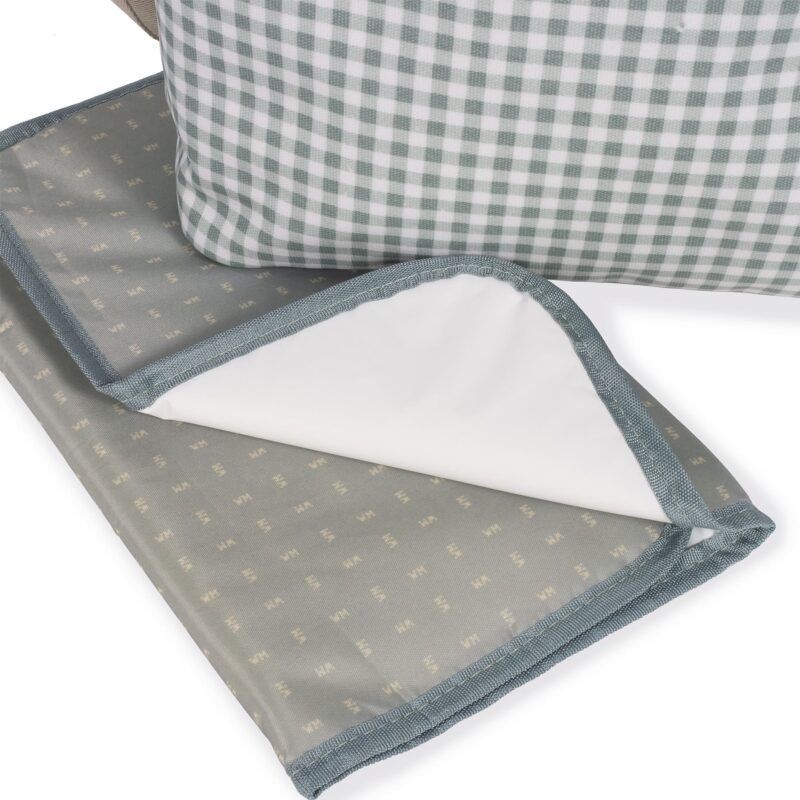 Bolsa Canastilla I LOVE VICHY Verde - Imagen 12