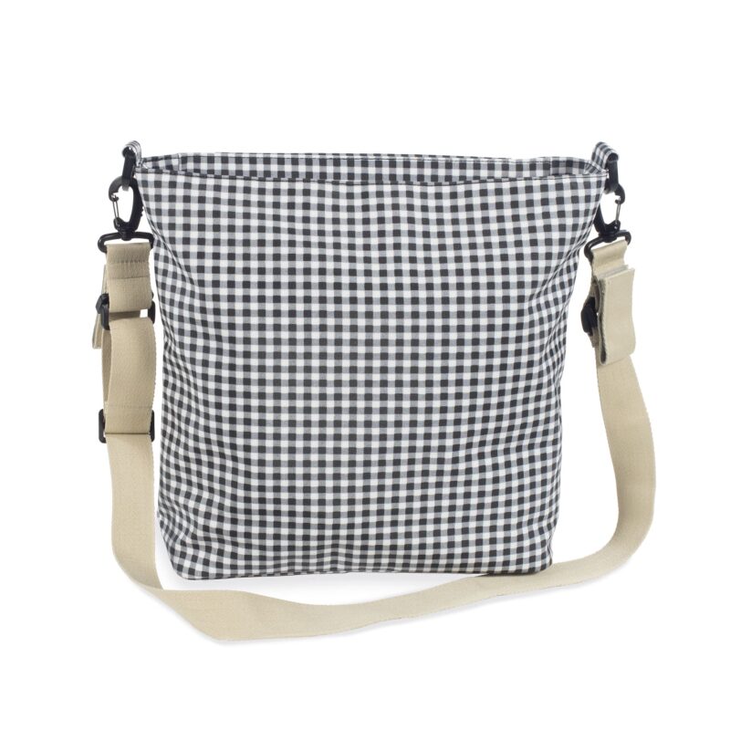 Bolsa Canastilla I LOVE VICHY Negro - Imagen 4