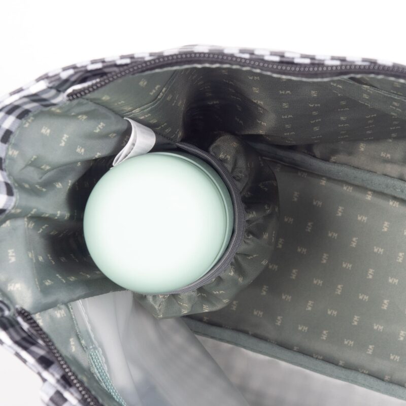 Bolsa Canastilla I LOVE VICHY Negro - Imagen 10