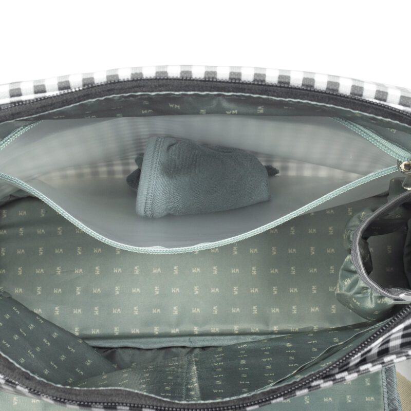 Bolsa Canastilla I LOVE VICHY Negro - Imagen 9