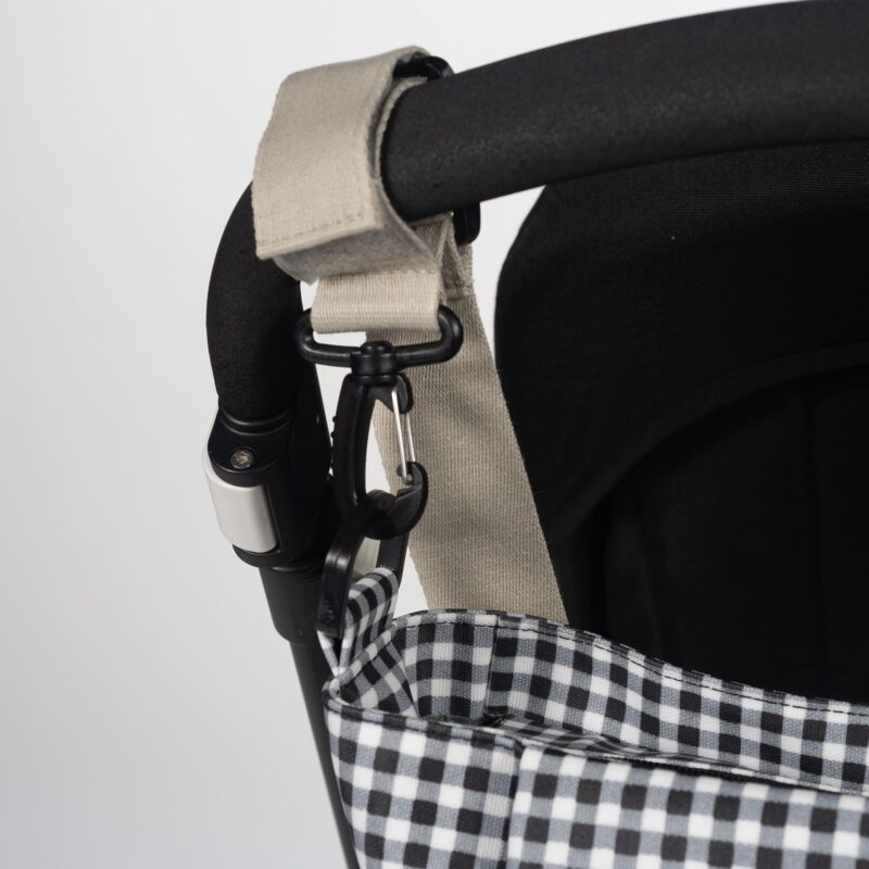 Bolsa Canastilla I LOVE VICHY Negro - Imagen 5