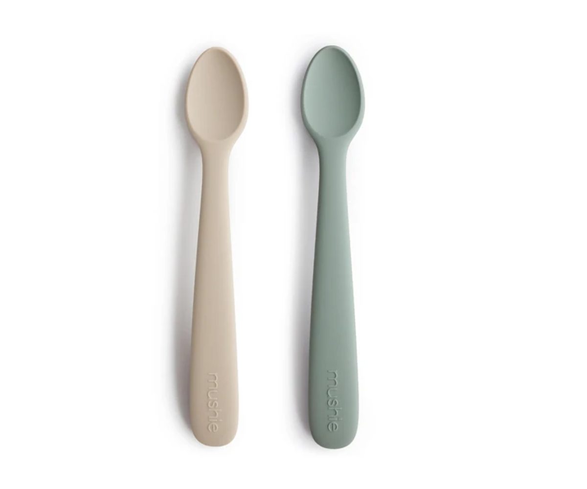 2 Cucharas Mushie Cambridge Blue/Shifting Sand