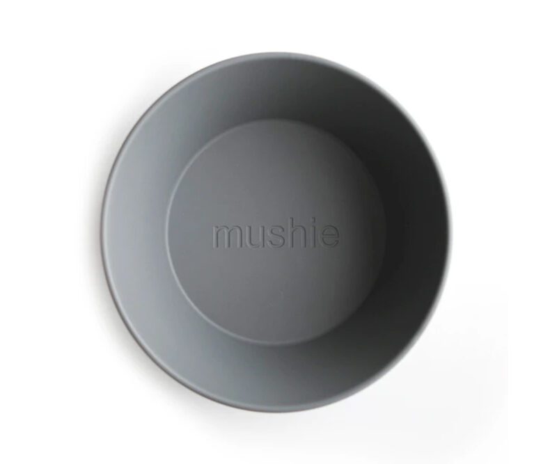 2 Cuencos Mushie Round Smoke - Imagen 2