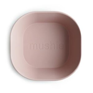 2 Cuencos Mushie Square Blush