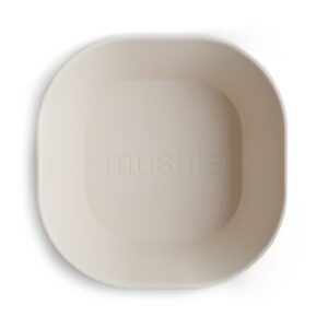 2 Cuencos Mushie Square Ivory