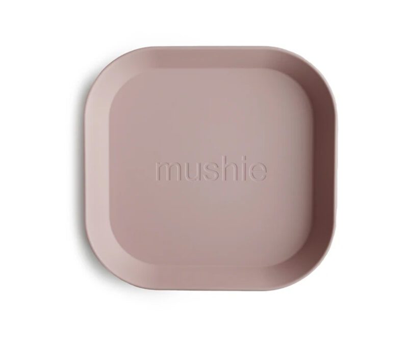 2 Platos Mushie Square Blush - Imagen 2