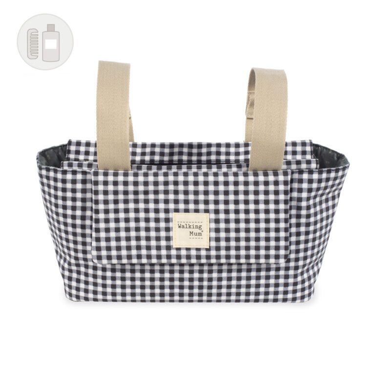 Bolso Organizador I LOVE VICHY Negro