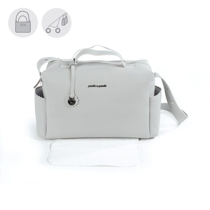 Bolsa Canastilla Biscuit Gris Pasito a Pasito