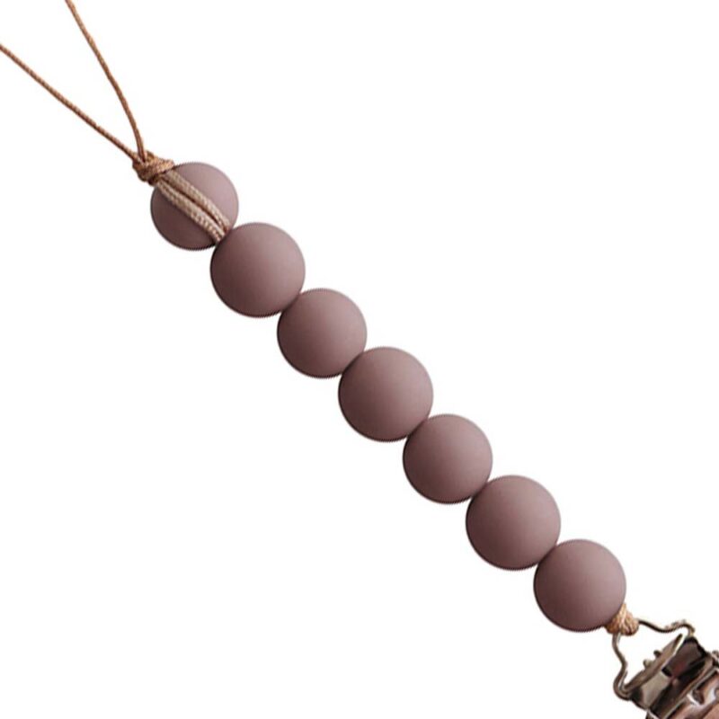 Sujetachupetes Mushie Halo Cloudy Mauve - Imagen 2